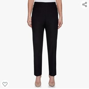 Alfred Dunner Women's Sateen Short Ankle Length Pant Size 10
